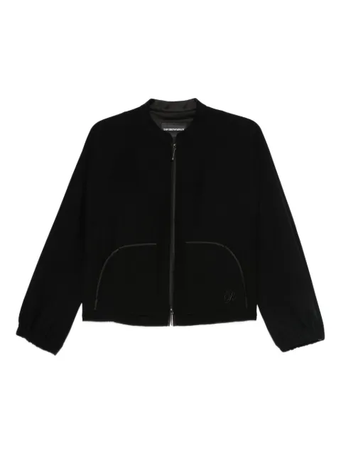 Emporio Armani embroidered-logo jacket