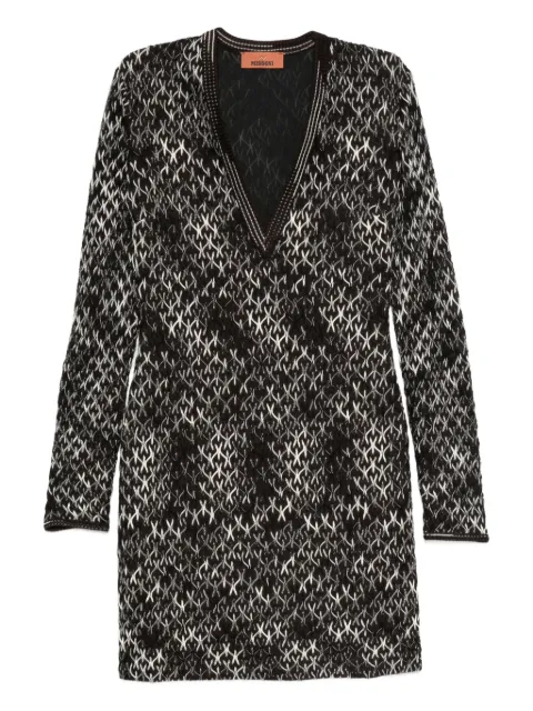 Missoni vestido con motivo geométrico