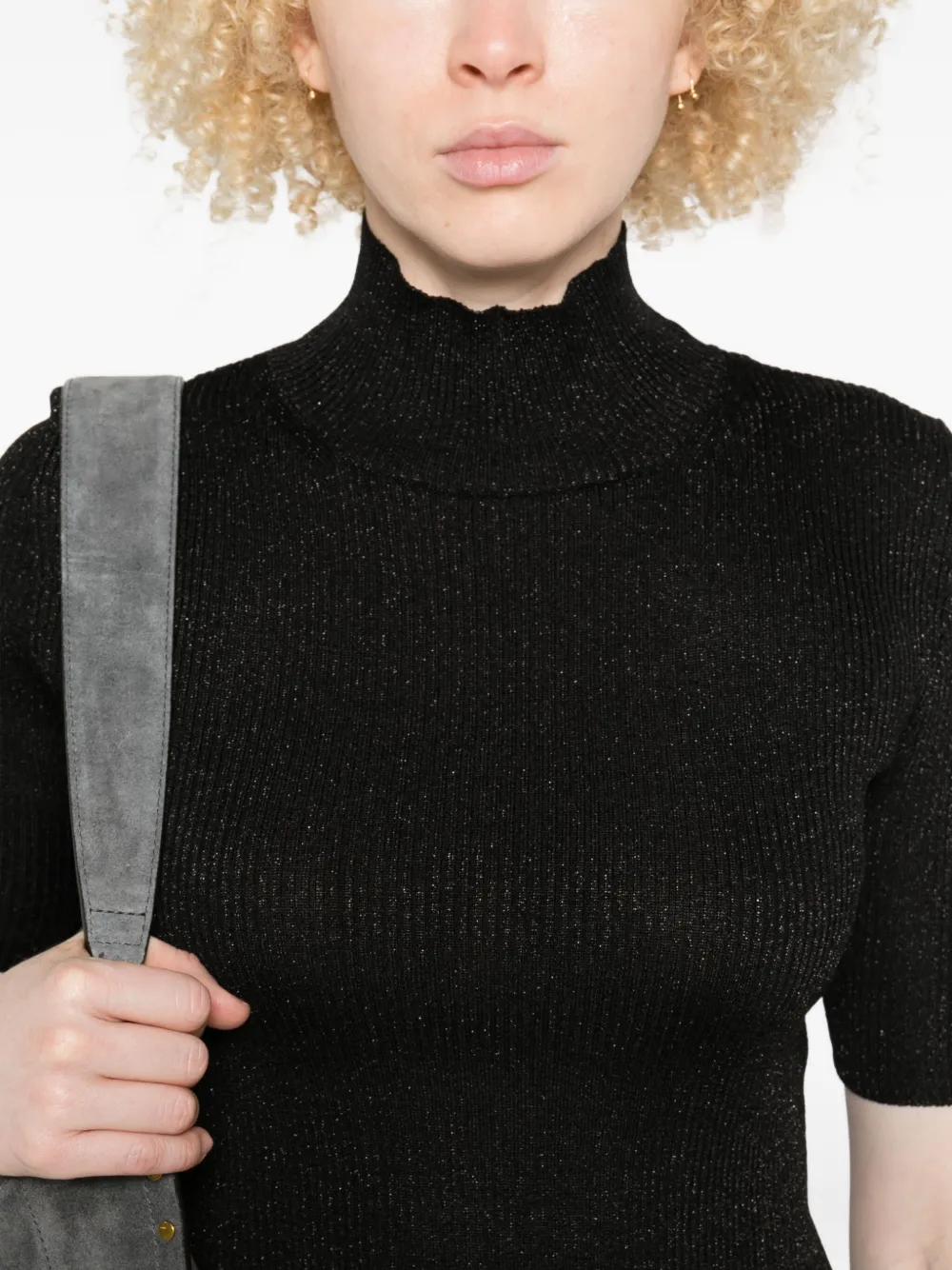 Missoni Turtleneck T-shirt In Black