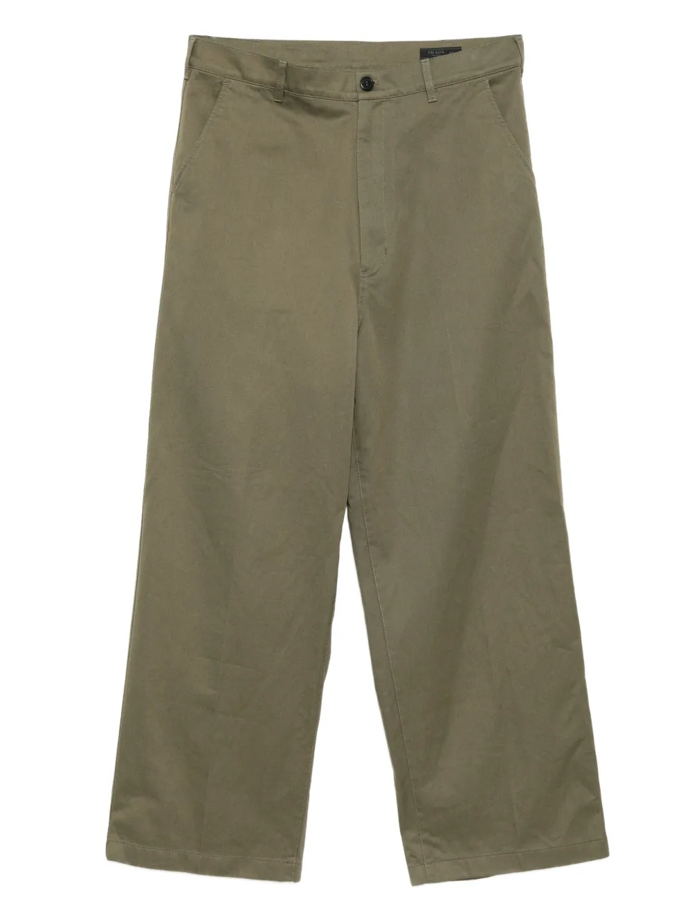 Prada cotton pants | Green | Image 1
