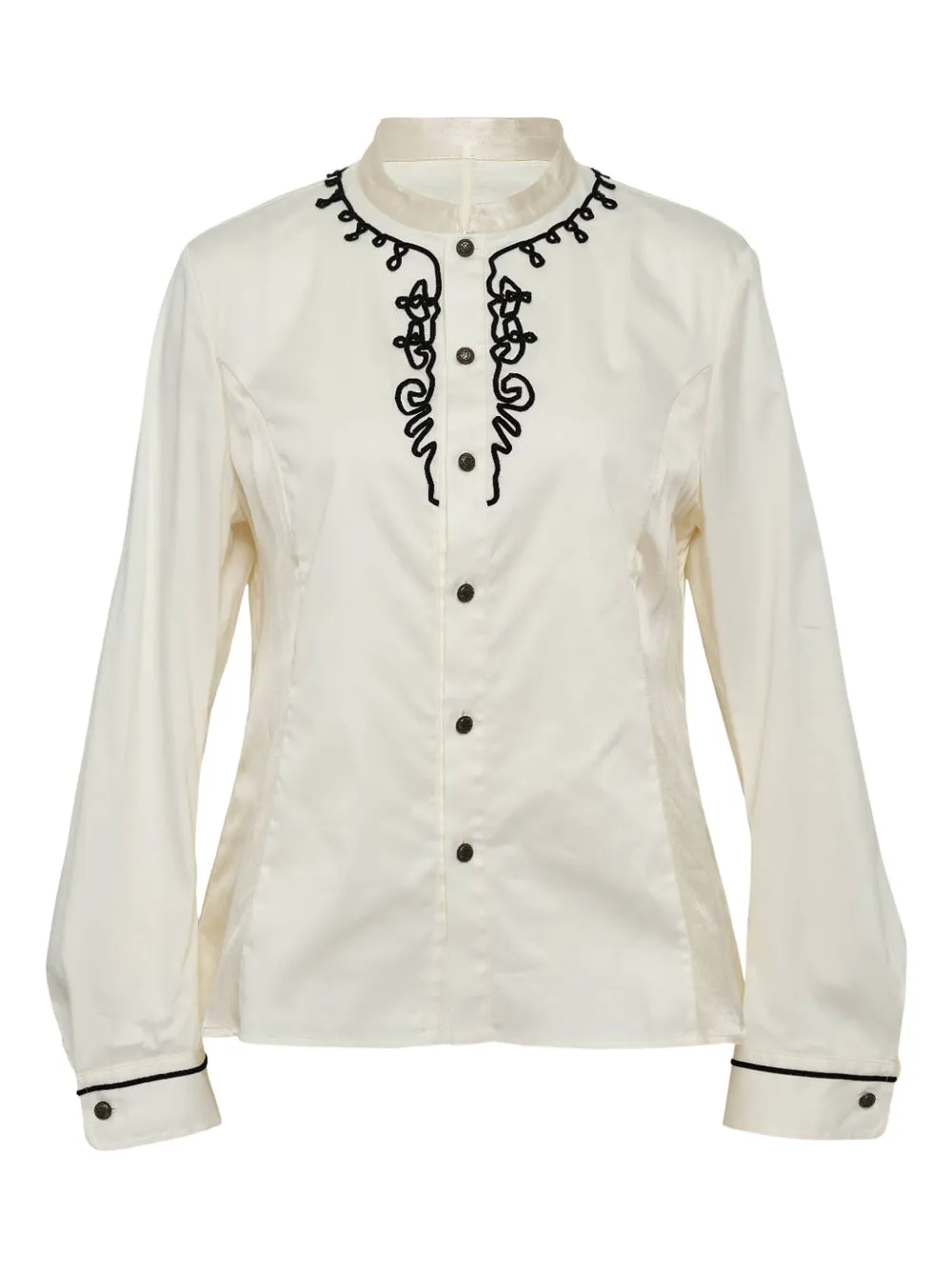 Renli Su embroidered buttoned blouse | White | Image 1