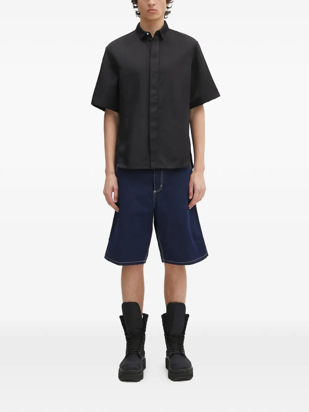 Carhartt WIP patch-pocket shorts | Denim Shorts | Image 2