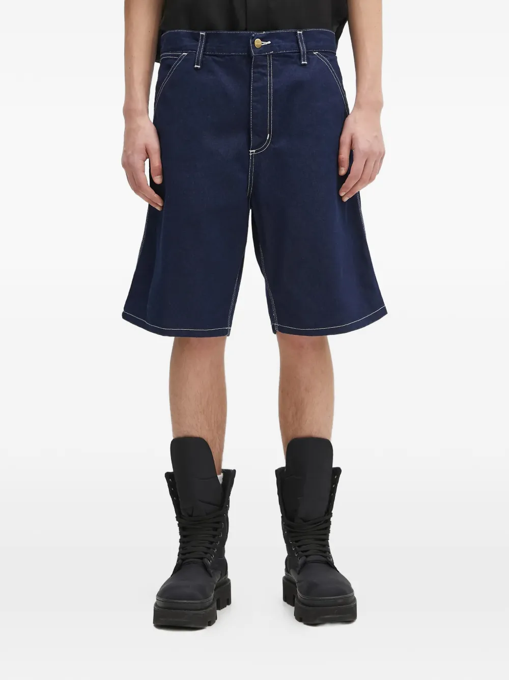 Carhartt WIP patch-pocket shorts | Blue | Image 1