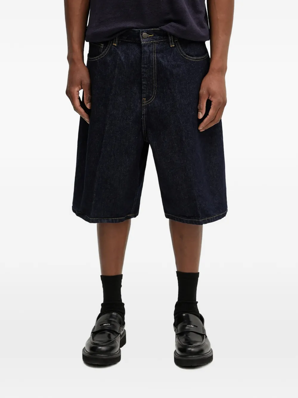 Carhartt WIP panelled pocket shorts | Blue | Image 1