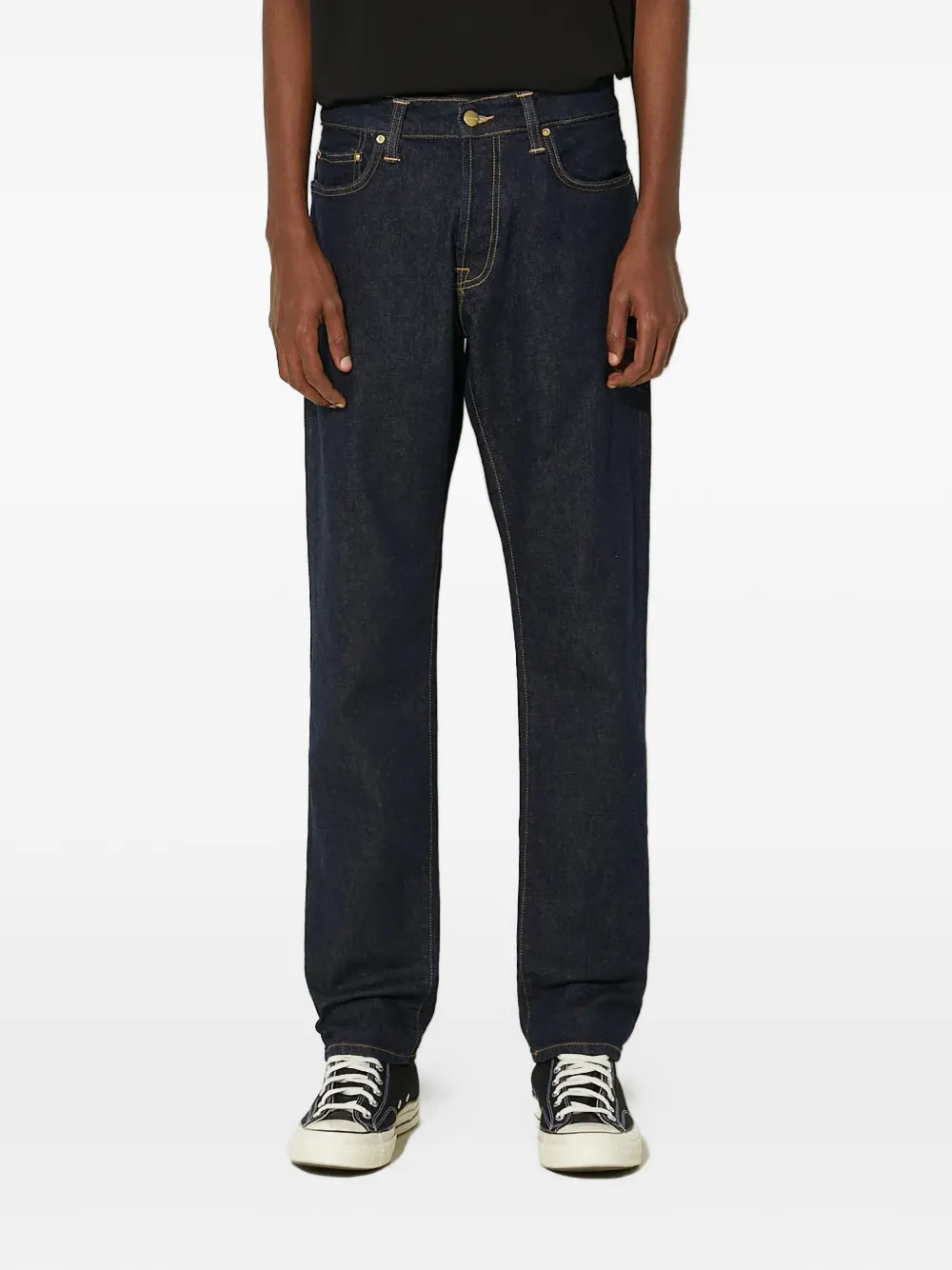 Carhartt WIP logo-patch jeans | Blue | Image 1