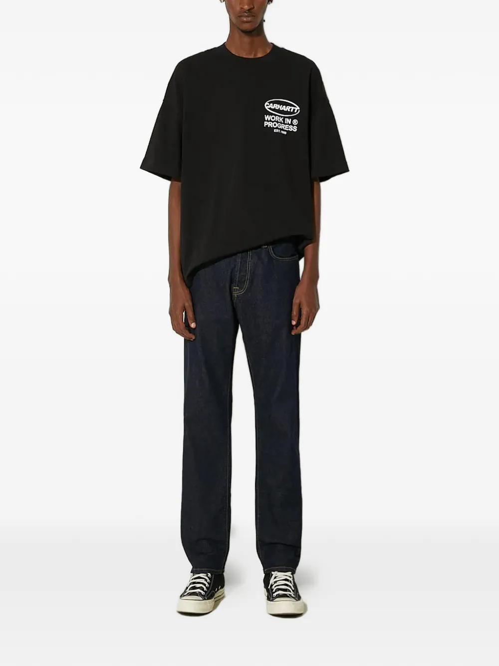 Carhartt WIP logo-patch jeans | Regular & Straight-Leg Jeans | Image 2