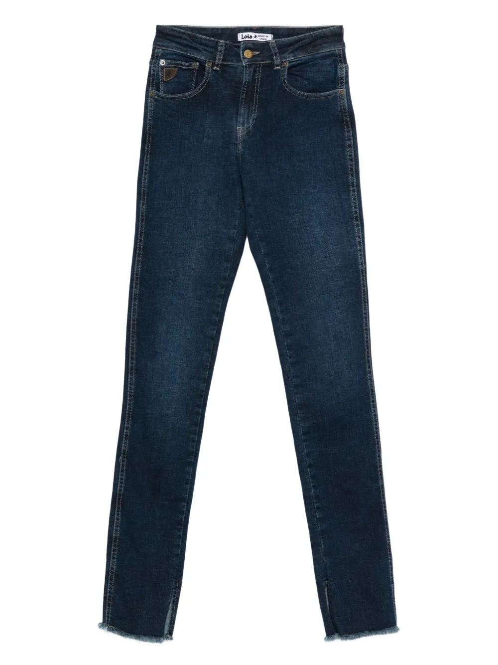 LOIS JEANS スリット ジーンズ - ブルー LOIS JEANS スリット ジーンズ - ブルー