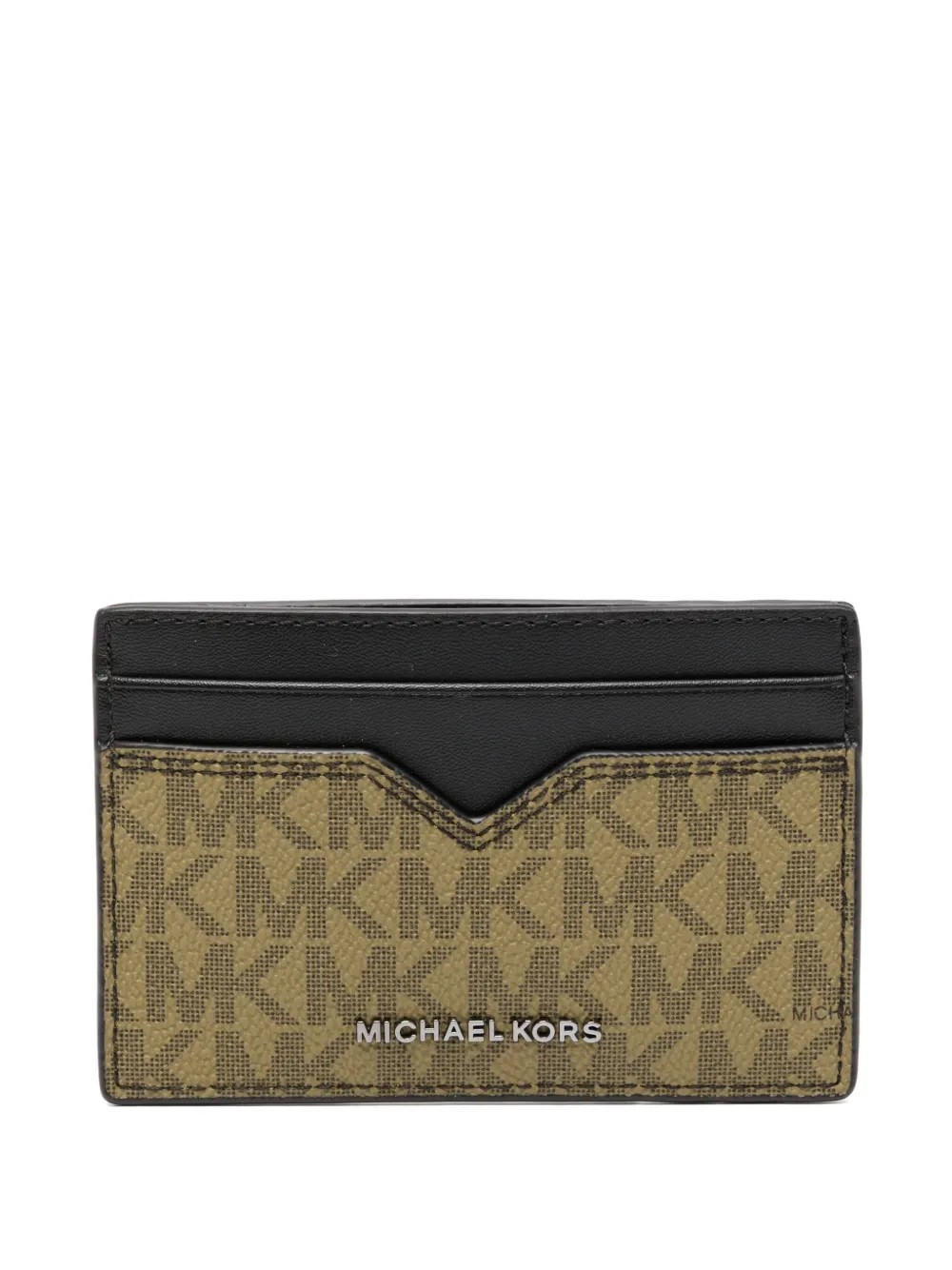 Michael Kors Hudson カードケース - グリーン Michael Kors Hudson カードケース - グリーン