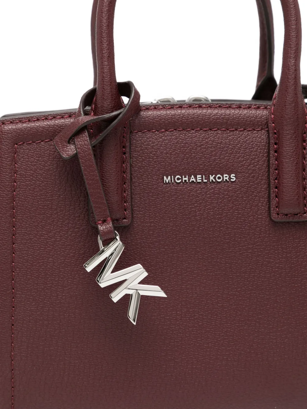 Michael Kors Laila Tote Bag In Burgundy