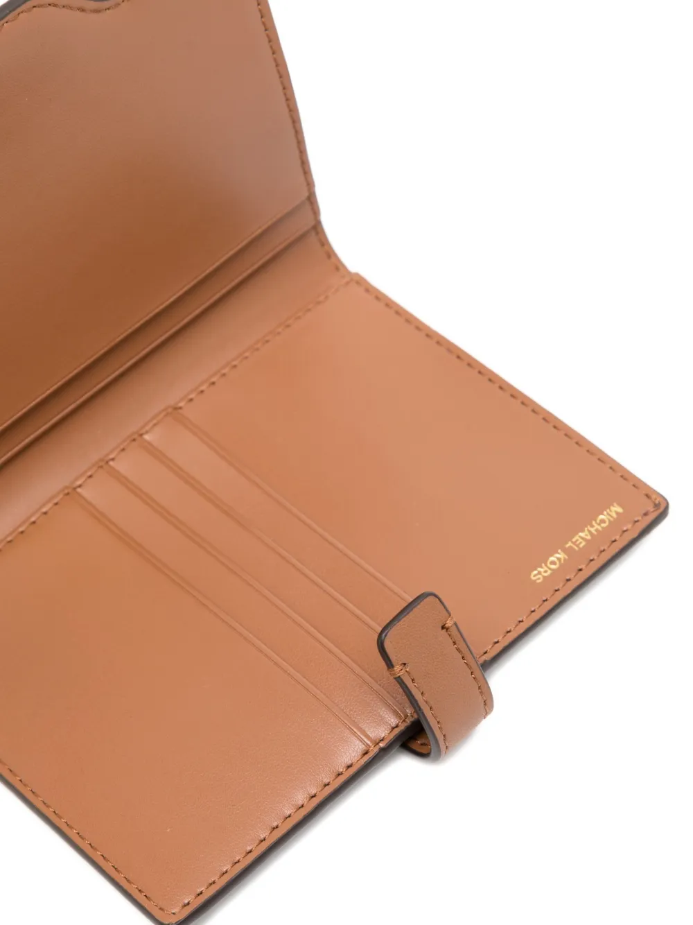 Michael Kors Jet Set paspoorthoes Bruin