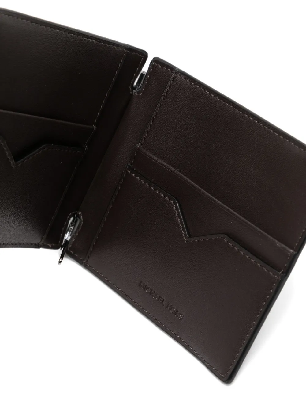 Michael Kors Edison pasjeshouder Bruin