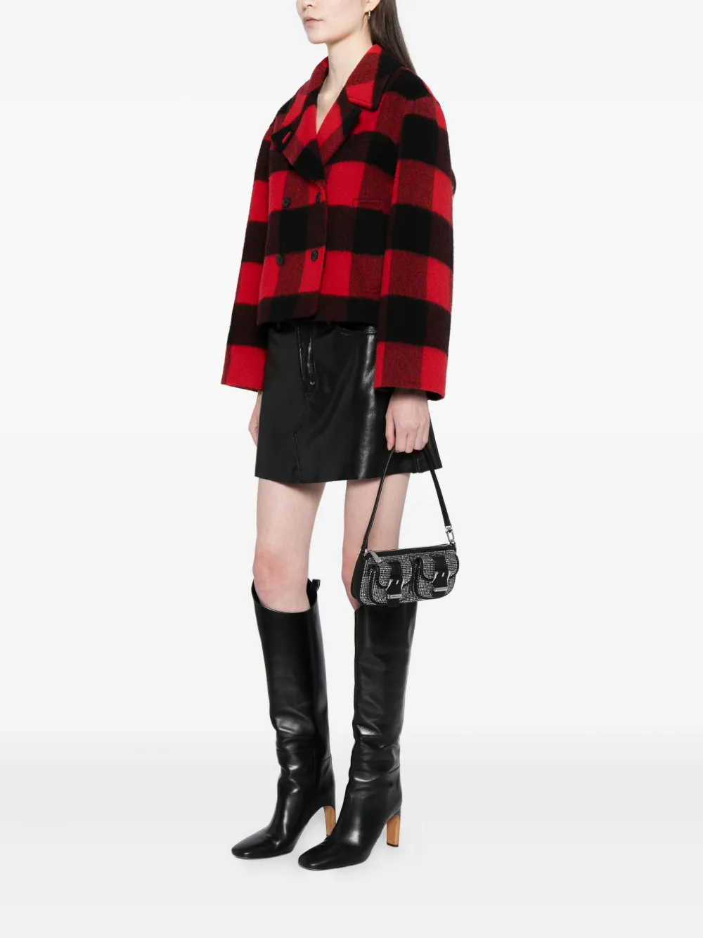 Michael Kors Zoe kleine schoudertas - Zwart