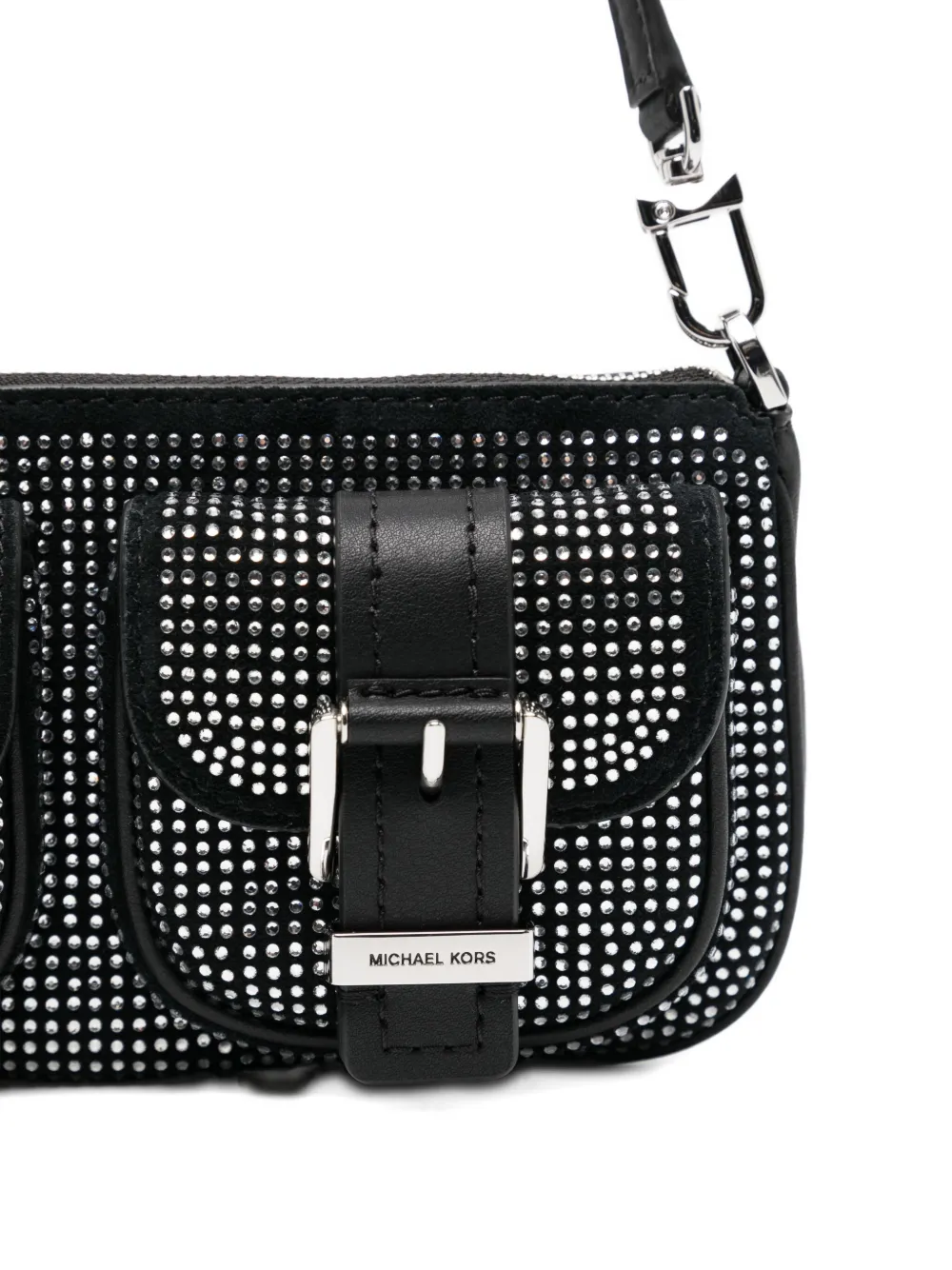 Michael Kors Versatile Shoulder Bag Adjustable Strap In Black