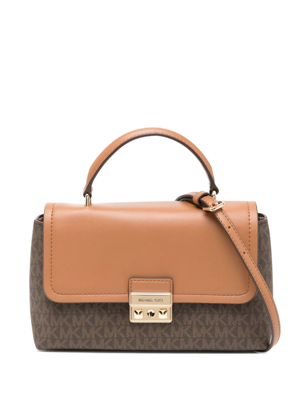 Michael Kors monogram-pattern crossbody bag - ブラウン Michael Kors monogram-pattern crossbody bag - ブラウン