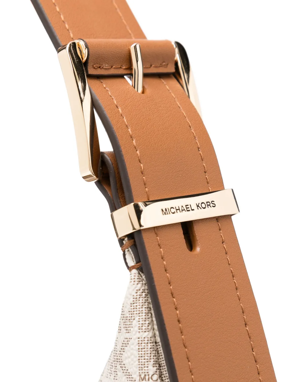 Michael Kors Grote Nolita schoudertas Beige