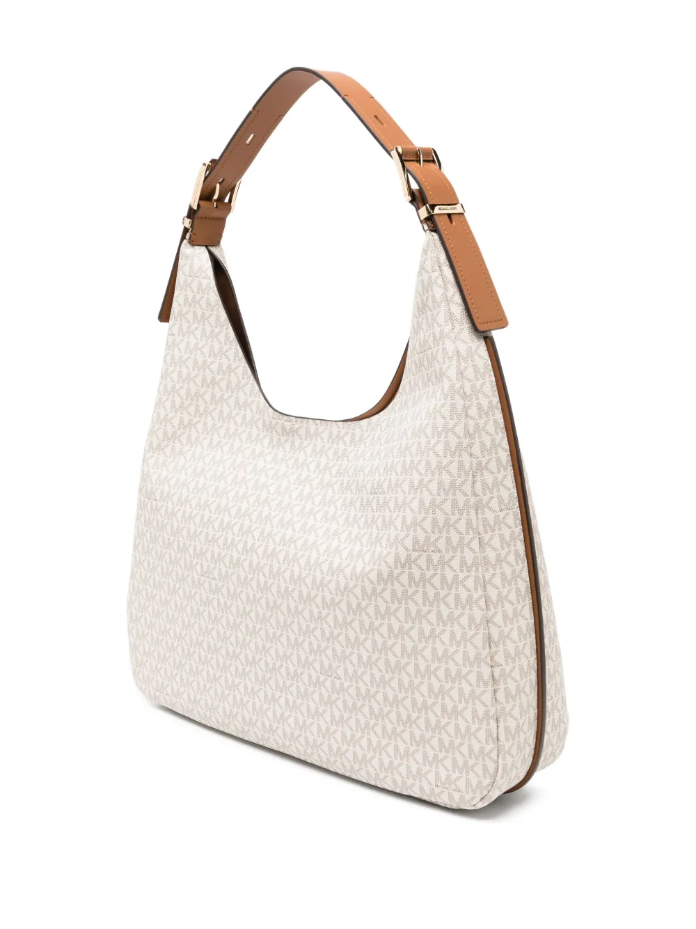 Michael Kors Grote Nolita schoudertas Beige