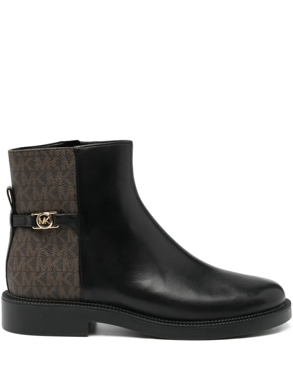 Michael Kors buckle logo ankle boots - ブラック Michael Kors buckle logo ankle boots - ブラック