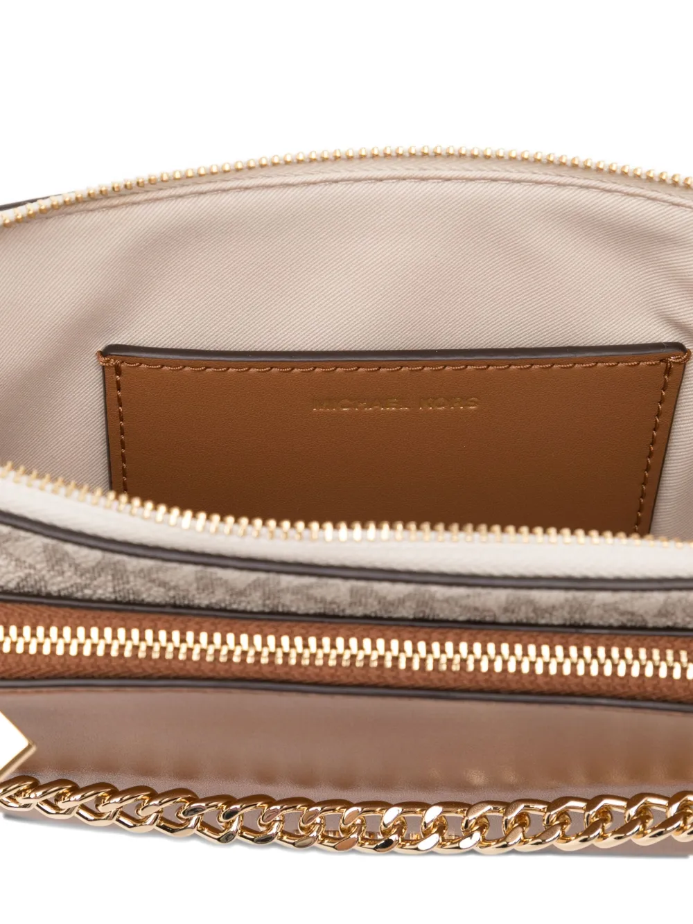 Michael Kors Jet Set crossbodytas Bruin