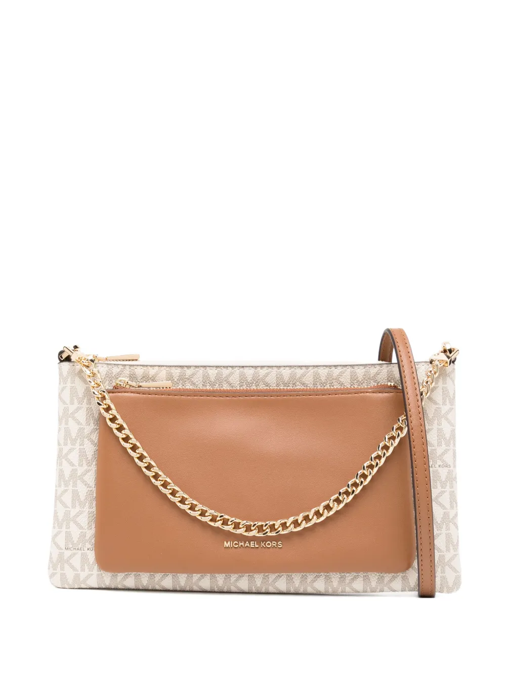 Michael Kors Jet Set Crossbody Bag In Brown