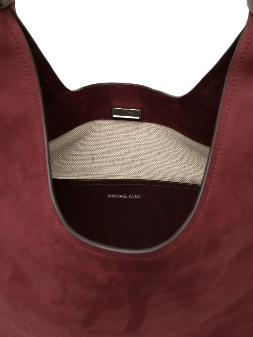 Michael Kors Nolita grote schoudertas Rood