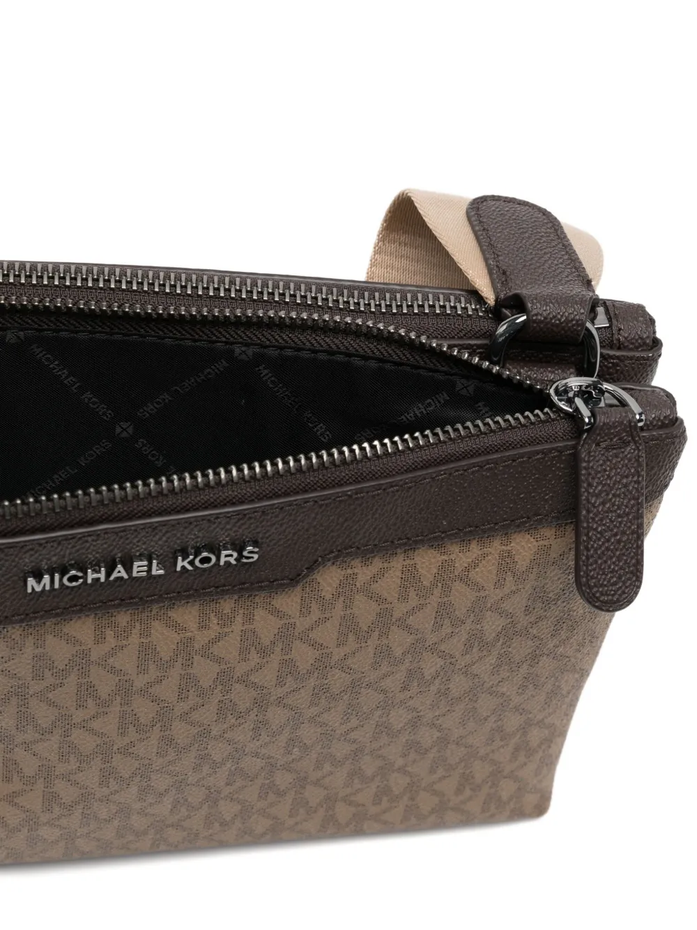 Michael Kors Hudson messengertas Bruin
