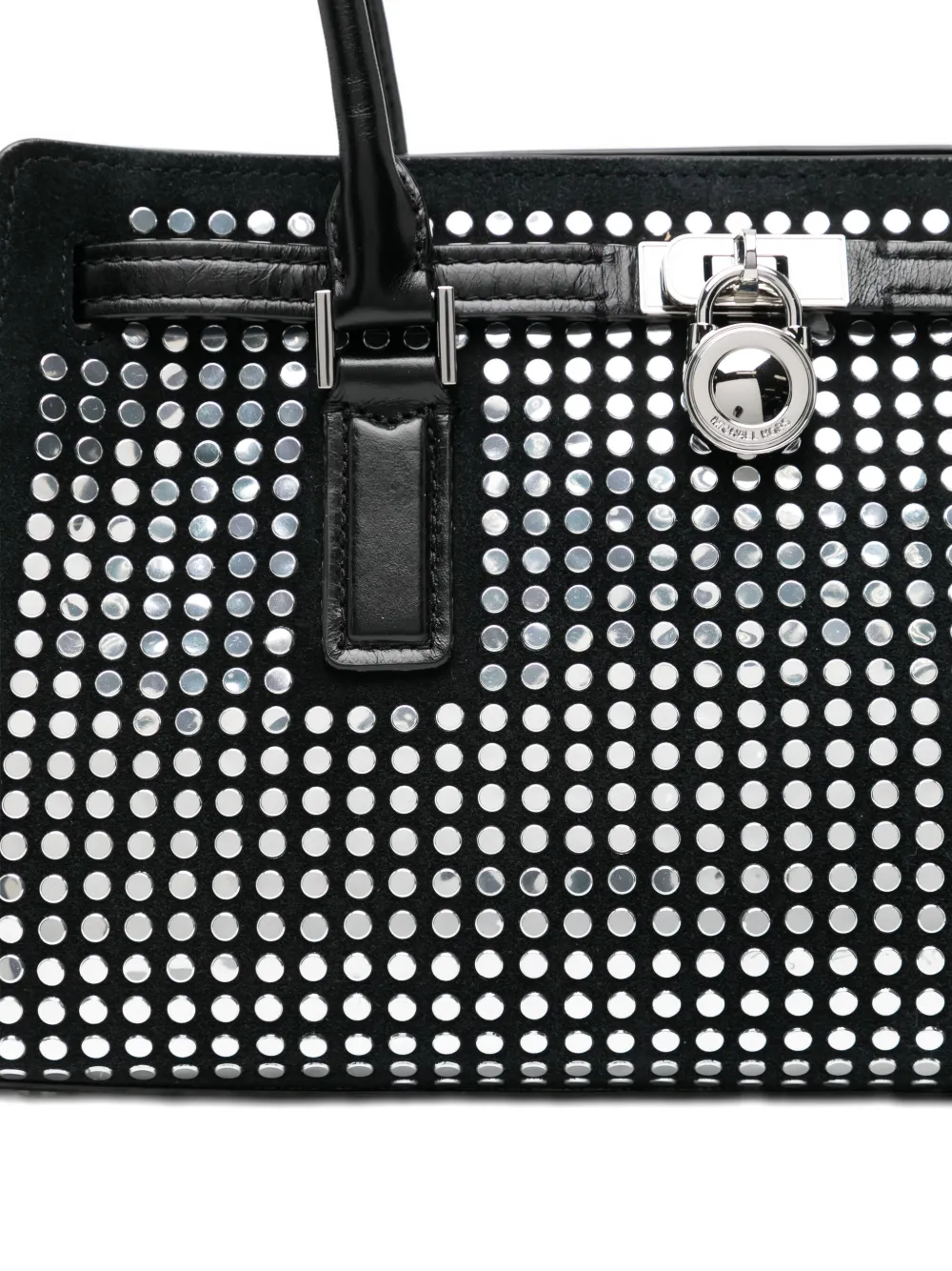 Michael Kors Kleine Hamilton Moderne schoudertas Zwart