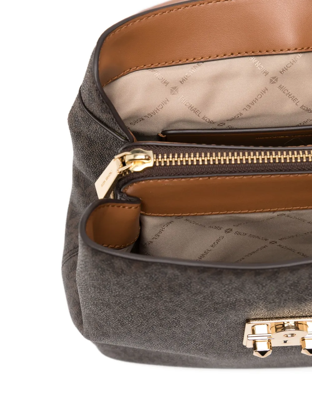 Michael Kors Kleine Tribeca rugzak Bruin