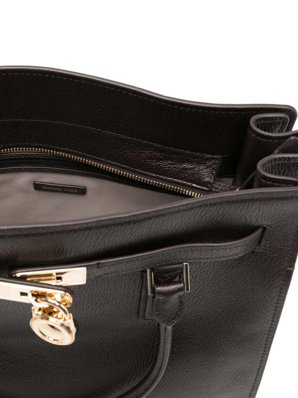 Michael Kors Large Hamilton Moderne Tote Bag In Brown