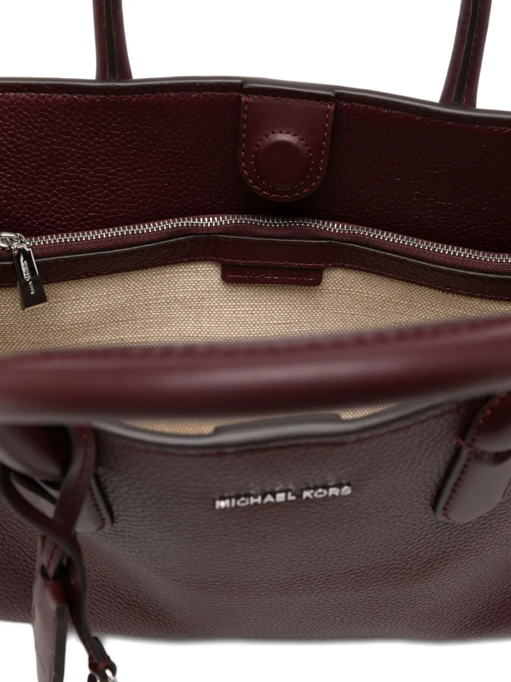Michael Kors Medium Scarlett Tote Bag In Brown