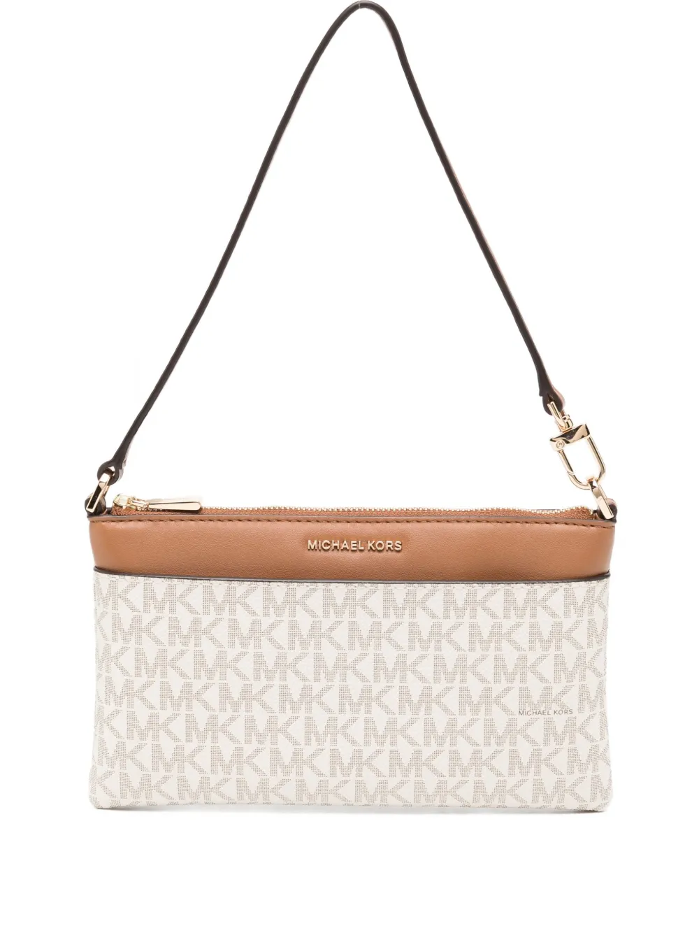 Michael Kors Wristlet Shoulder Bag In Brown