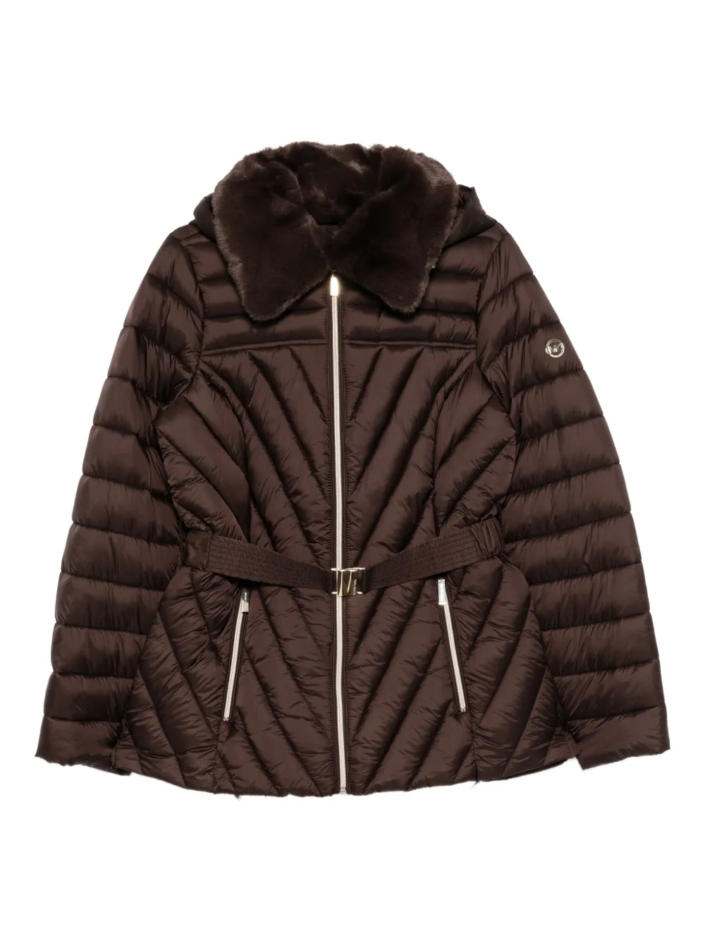 Michael Kors ロゴ ジャケット - ブラウン Michael Kors ロゴ ジャケット - ブラウン