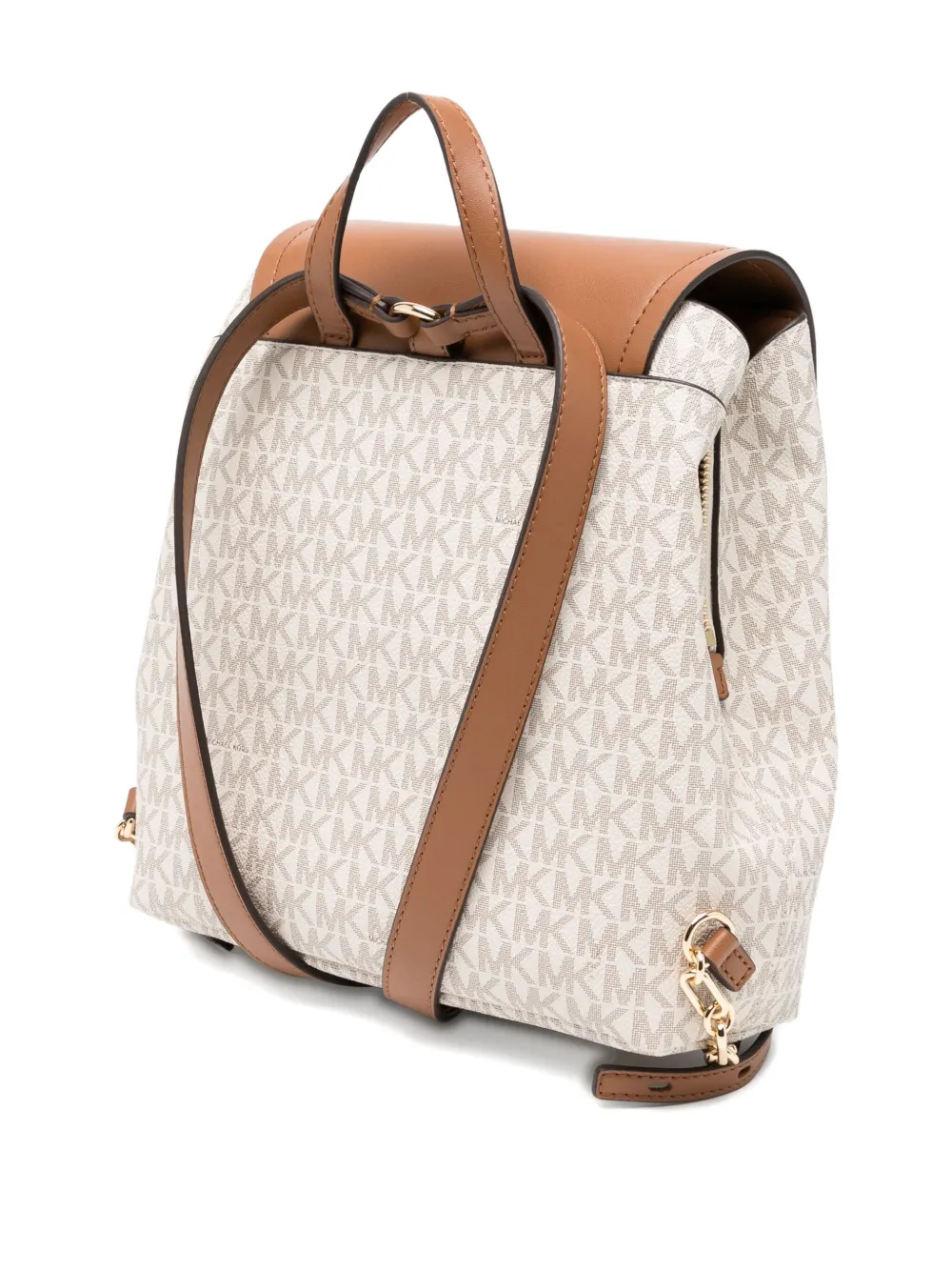Michael Kors Kleine Tribeca rugzak - Beige