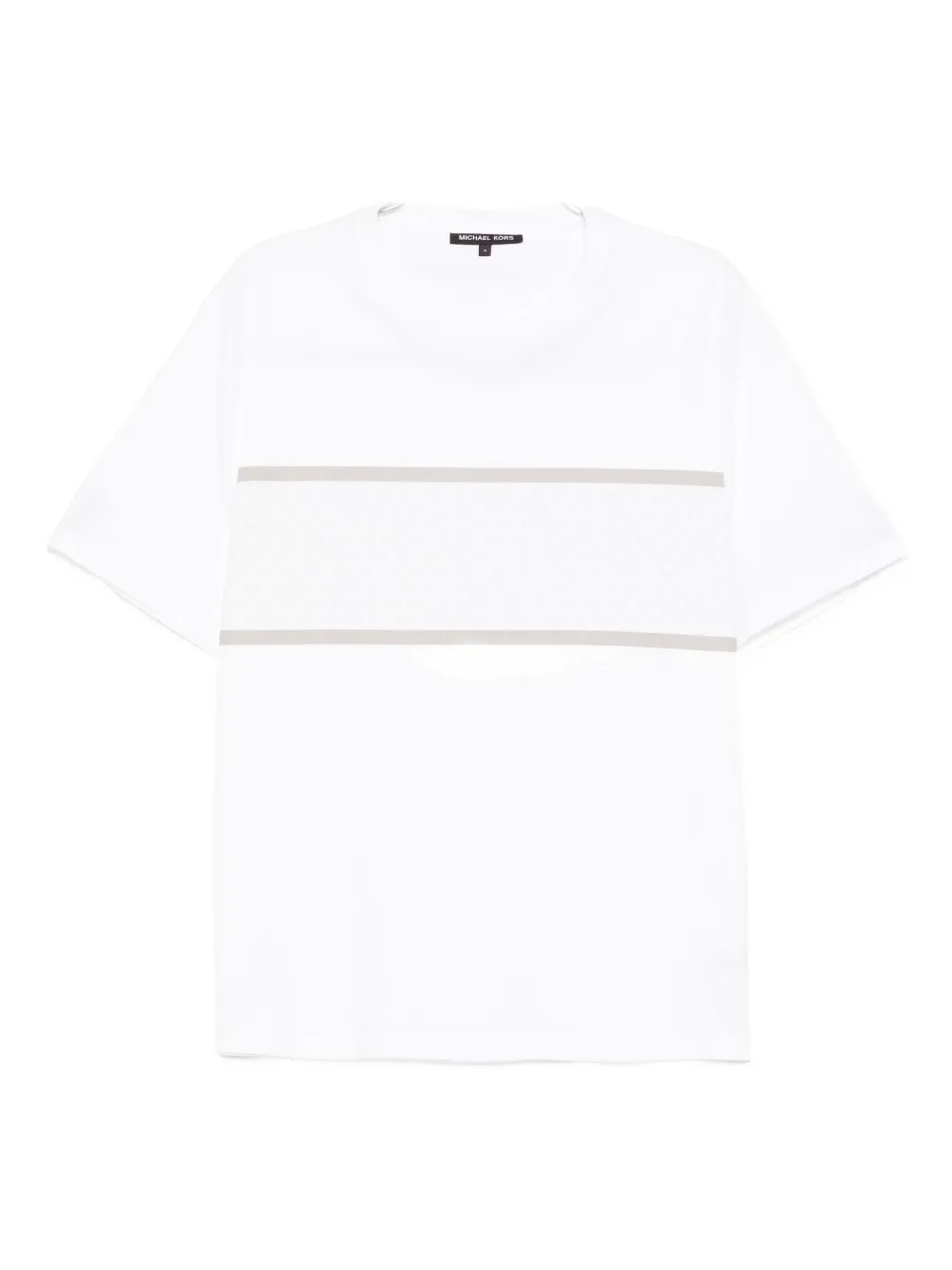 Michael Kors Striped T-shirt In White