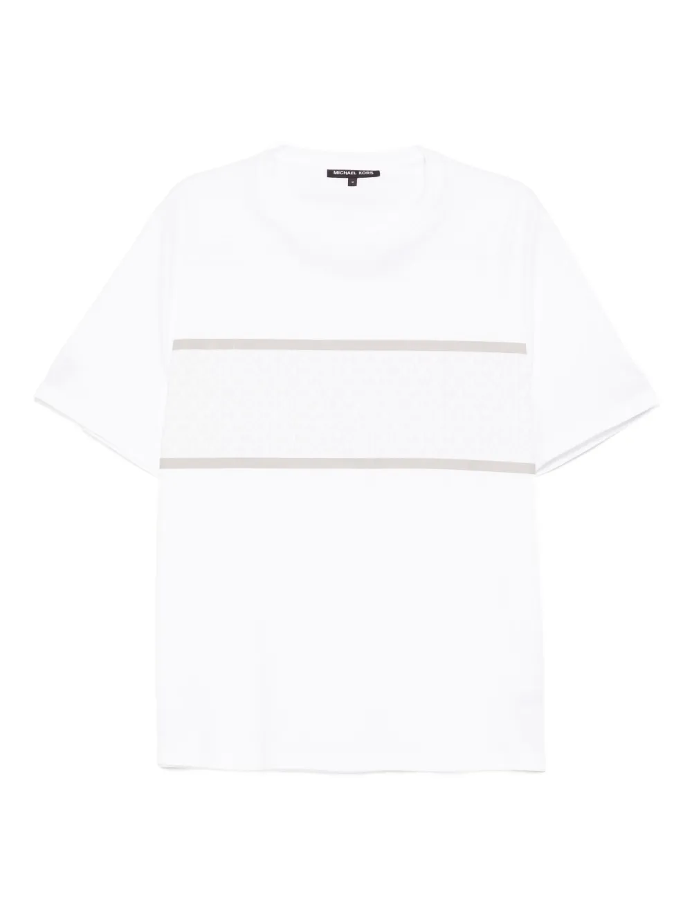 Michael Kors ストライプ Tシャツ - ホワイト Michael Kors ストライプ Tシャツ - ホワイト