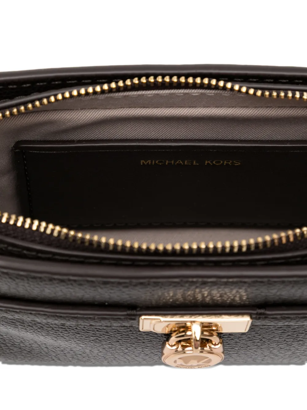 Michael Kors Kleine Hamilton Moderne crossbodytas Bruin
