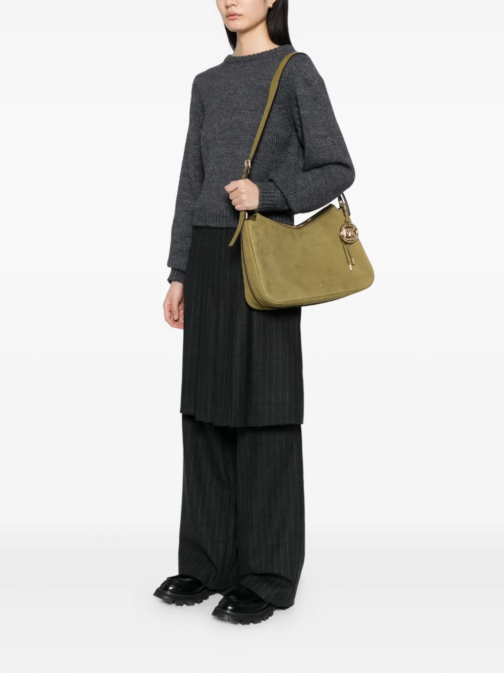 Michael Kors Medium Nolita schoudertas - Groen
