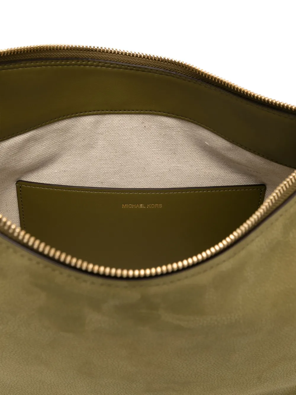 Michael Kors Medium Nolita Shoulder Bag In Gold