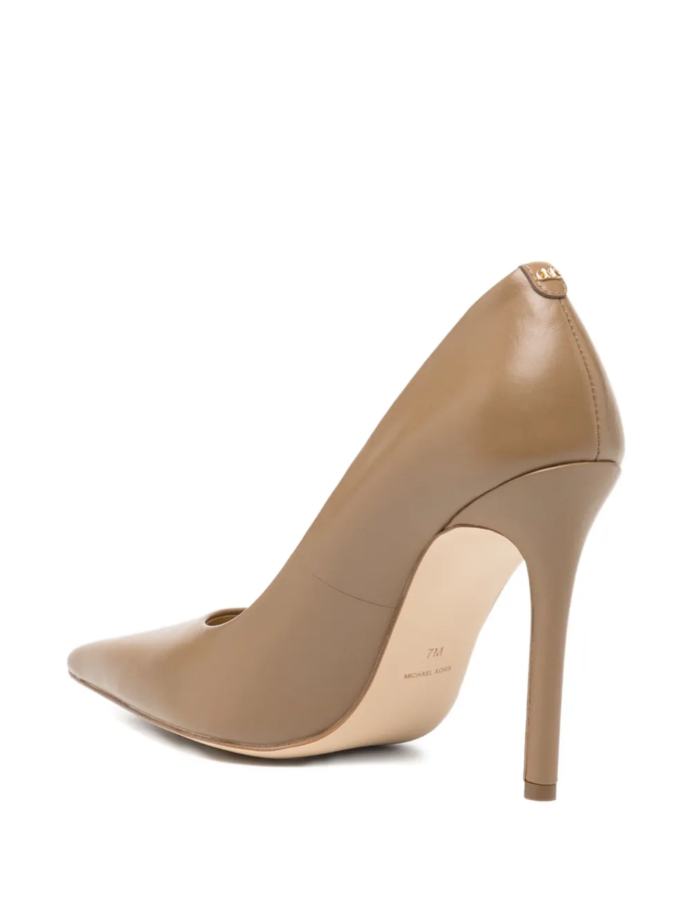 Michael Kors 100mm Elyse Pumps In Brown