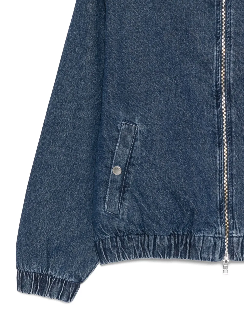 Michael Kors Denim jack met rits Blauw