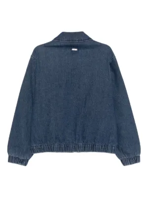 Alexander Wang プリント デニムジャケット | ブルー | FARFETCH JP