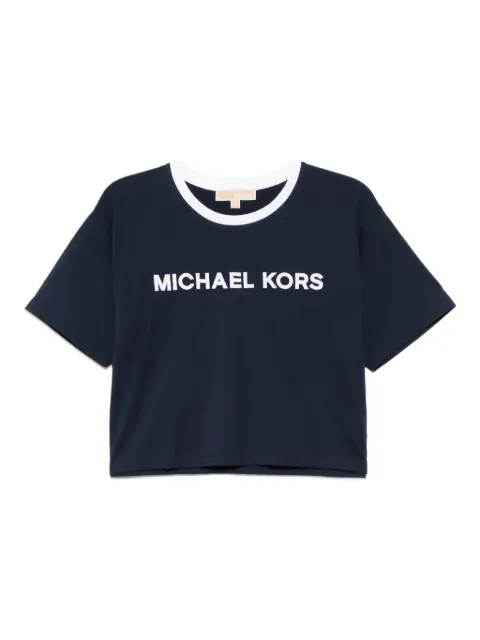 Michael Kors logo-embroidered T-shirt
