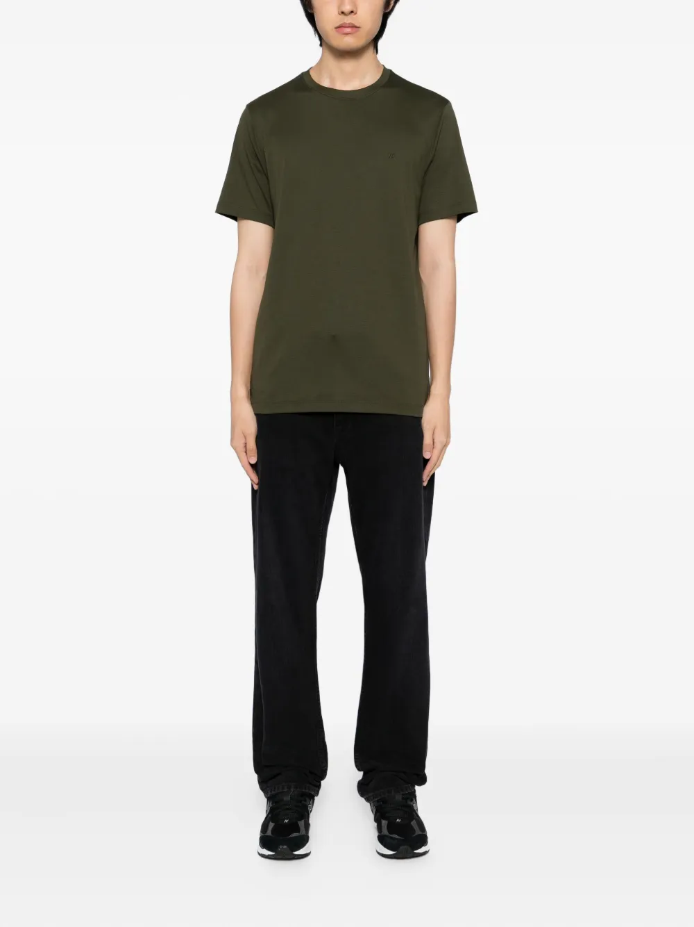 Michael Kors T-shirt met geborduurd logo - Groen