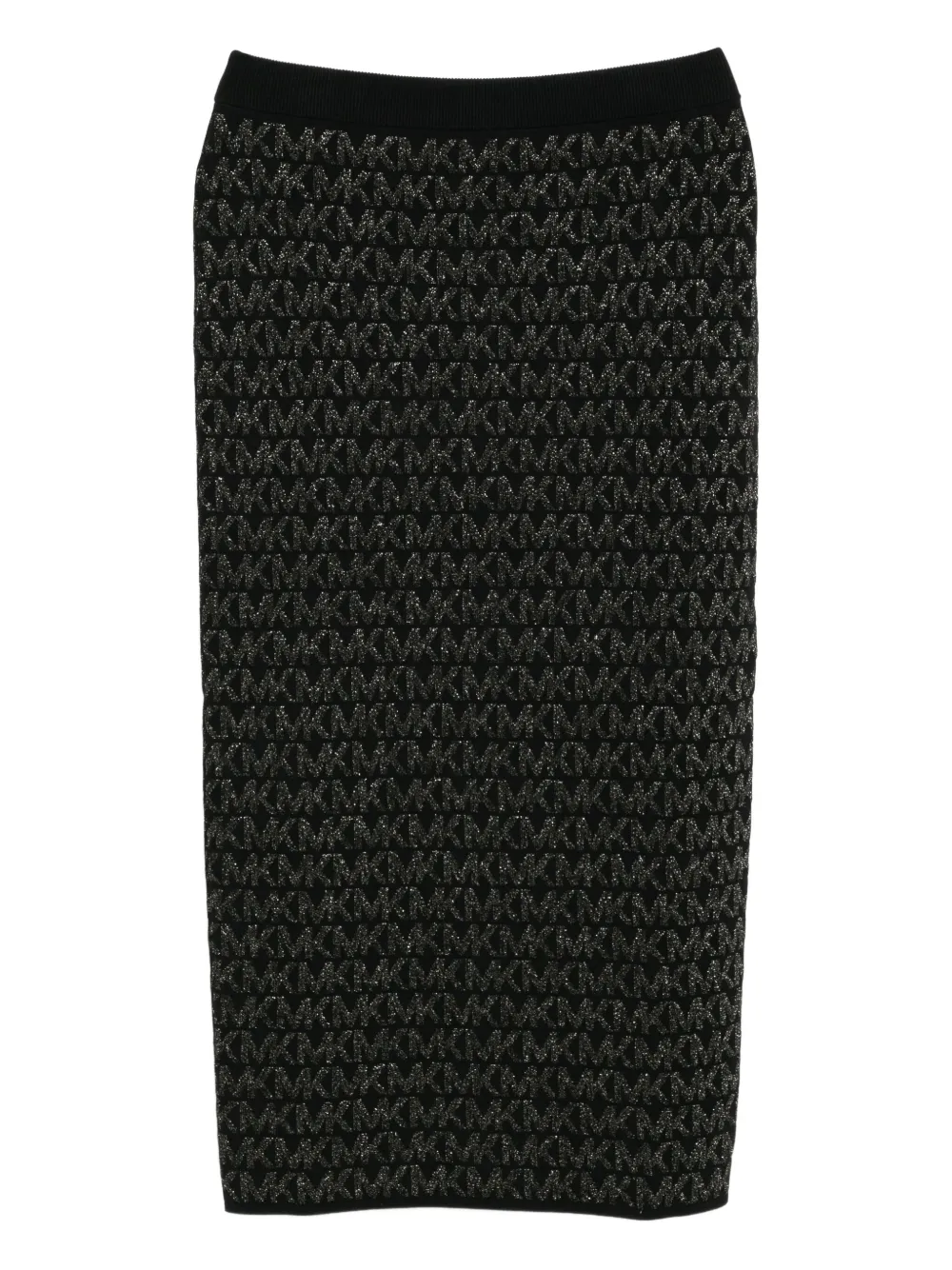 Michael Kors falda midi con logo bordado | negro | Image 1