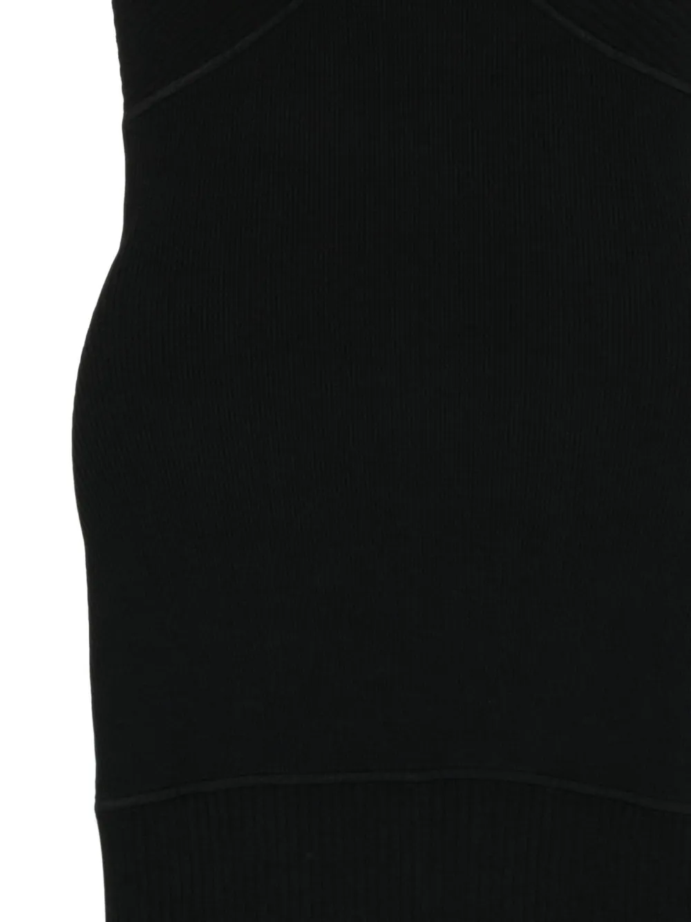 Michael Kors Geribbelde maxi-jurk Zwart