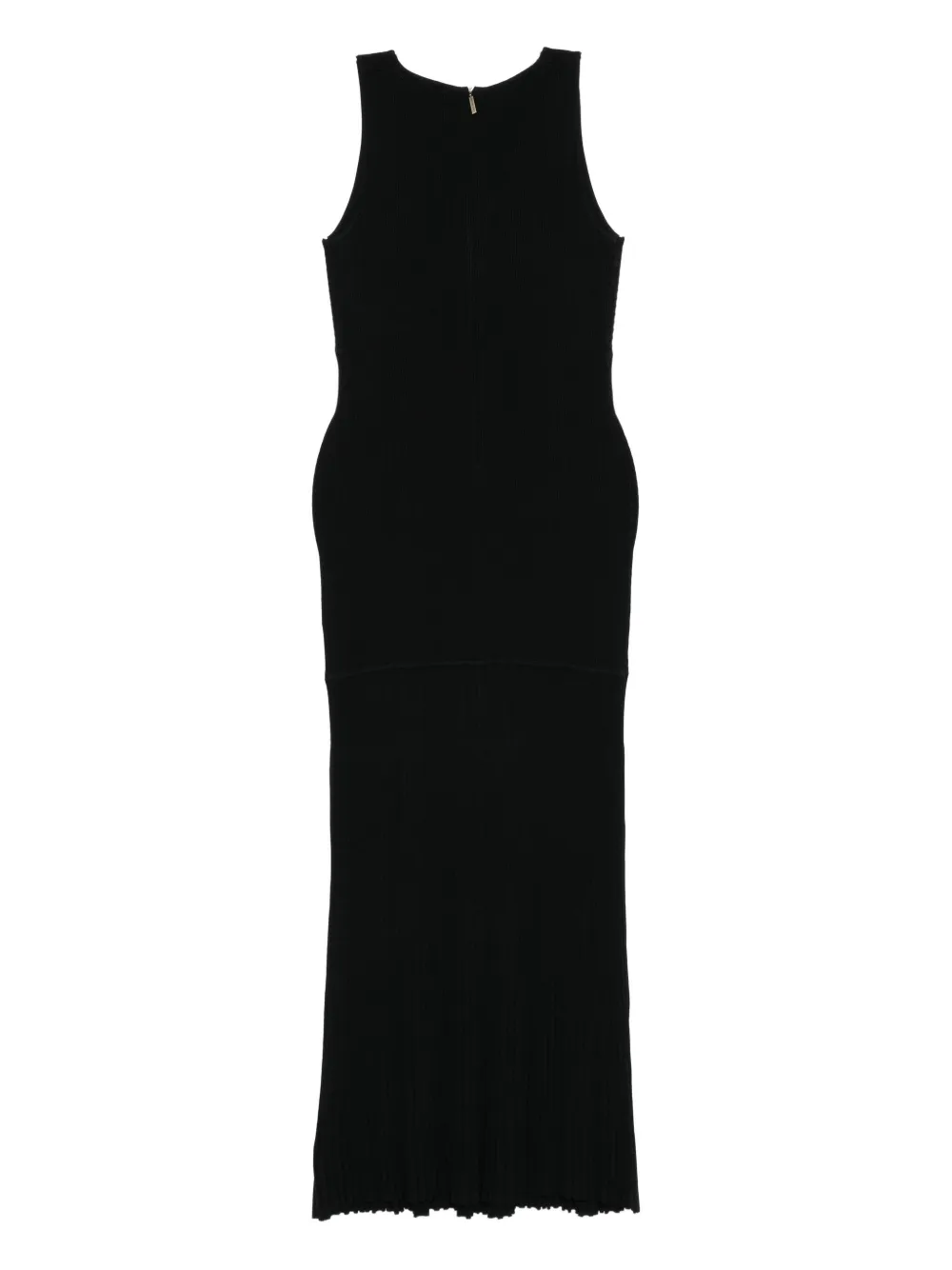 Michael Kors Geribbelde maxi-jurk - Zwart