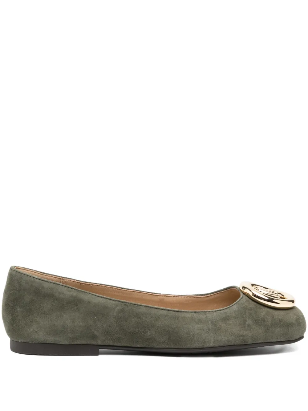 Michael Kors Milan ballet flats Green
