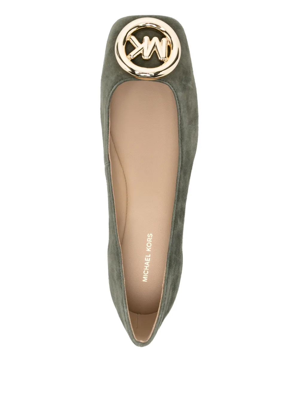Michael Kors Milan ballet flats Green