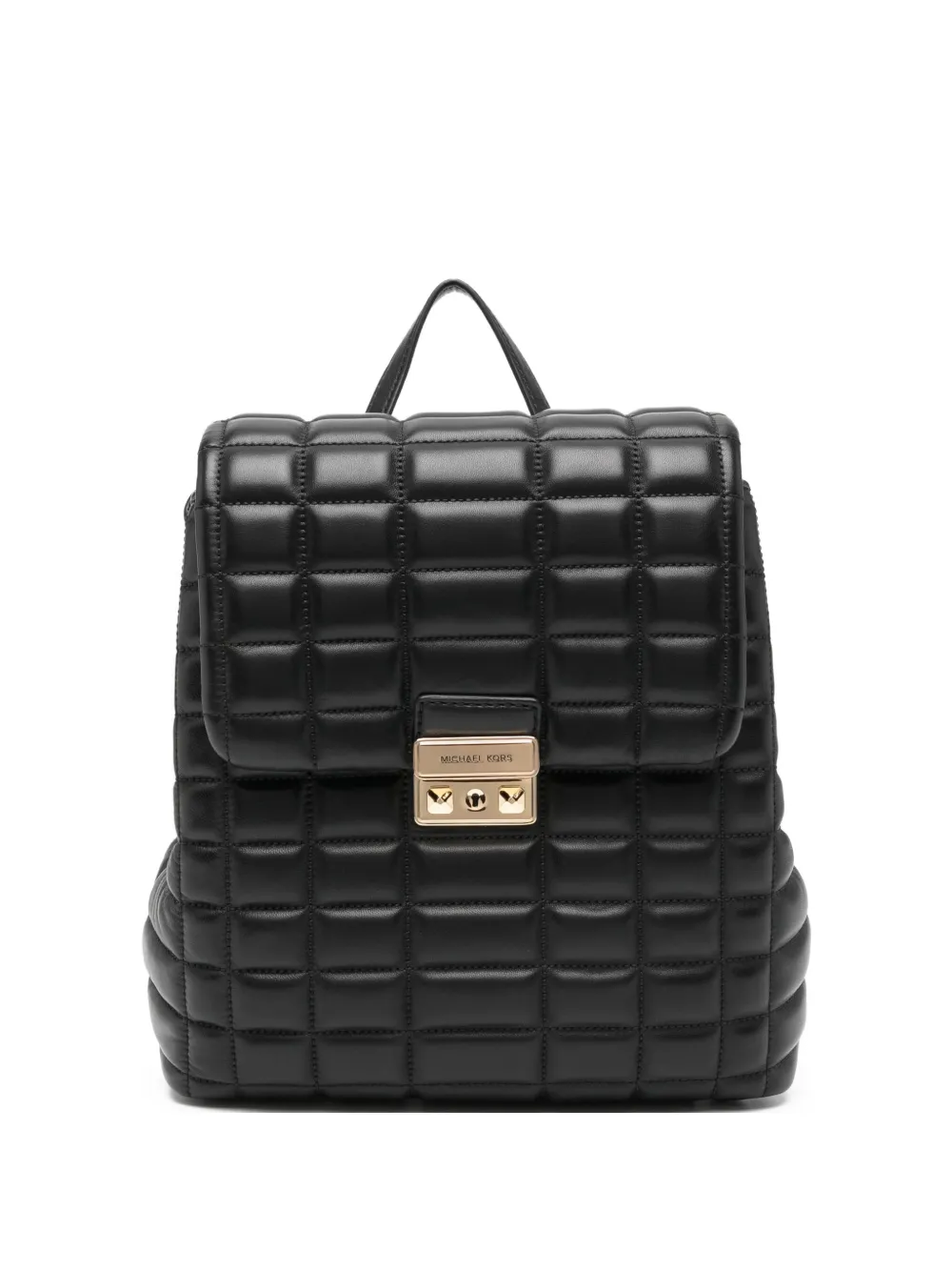 Michael Kors ロゴプレート バックパック - ブラック Michael Kors ロゴプレート バックパック - ブラック