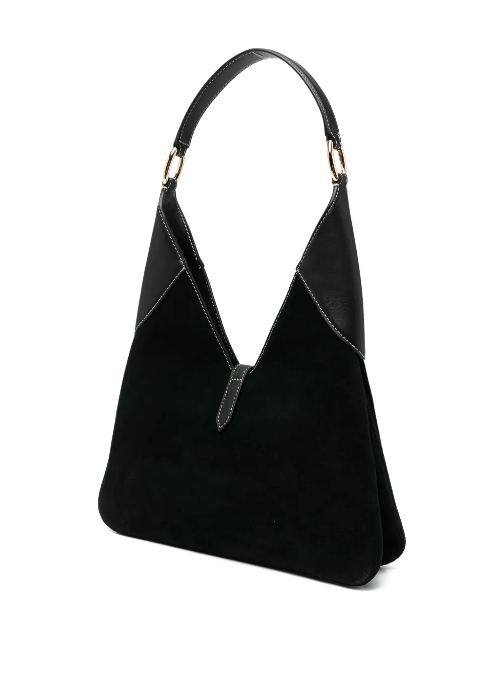 Michael Kors Medium Cornelia Hobo Shoulder Bag In Black