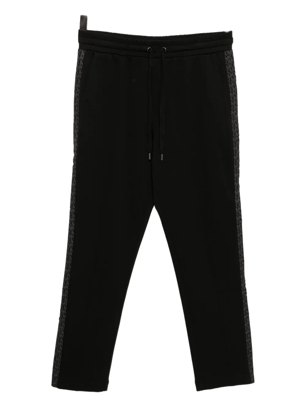 Michael Kors Monogram Trousers In Black